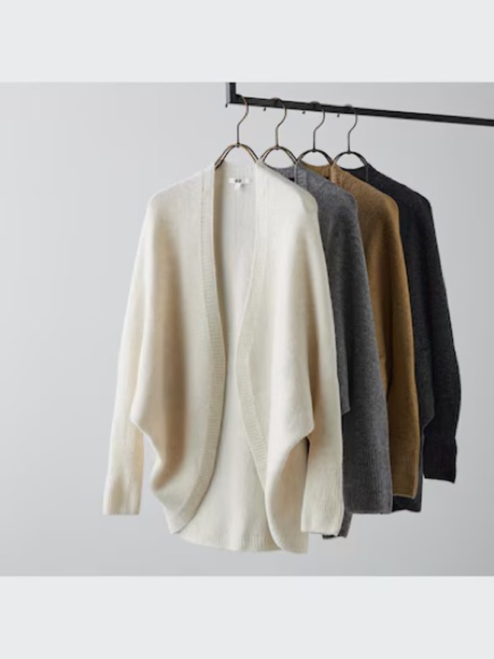 UNIQLO Camel Open-Front Knit Cardigan - Picture 5 of 5